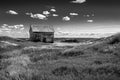 weathered by the wind & salt water, old family residence of a fishing family Royalty Free Stock Photo