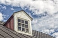 Weathered Window on Roof Royalty Free Stock Photo