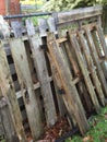 Weathered wood pallets