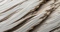 Weathered wood with a rough texture and layered appearance. The surface features elongated, Royalty Free Stock Photo