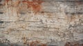 Rusty And Peeling Paint On Wood Background - Layered Organic Forms Royalty Free Stock Photo