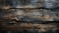 Weathered Wood Texture: Close-up Of Burnt Fireplace In Layered Landscape Style