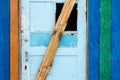 Weathered wooden door Royalty Free Stock Photo