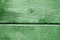 Weathered wooden painted wall in green color Royalty Free Stock Photo