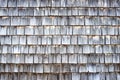 Weathered wooden shingles Royalty Free Stock Photo