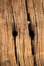 Wooden texture from used railway sleeper