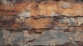 Weathered Wooden Wall With Peeling Paint: A Western Zhou Dynasty Inspired Artwork