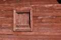 WEATHERED WORN RED BARN WOOD SIDING Royalty Free Stock Photo