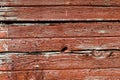 WEATHERED WORN RED BARN WOOD SIDING Royalty Free Stock Photo