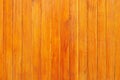 Weathered yellow-red painted wooden boarding