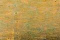 Weathered yellow wood with peeling paint Royalty Free Stock Photo