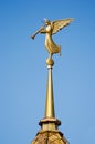 Weathervane. Blowing Angel. Royalty Free Stock Photo