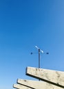 Weathervane on the garden arch.