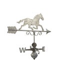 Weathervane isolated on white Royalty Free Stock Photo