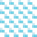 weave blue line seamless pattern triangle corner decorative white clean background wallpaper gift paper