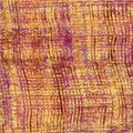 Weave grunge striped and checkered seamless pattern in brown,yellow,violet colors Royalty Free Stock Photo