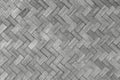 Weave pattern of bamboo background Royalty Free Stock Photo