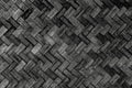 Weave pattern of bamboo background Royalty Free Stock Photo