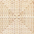 Weave pattern of bamboo background Royalty Free Stock Photo