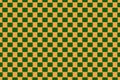 Weave pattern, seamless, green tone, yellow color.