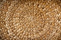 Weave or wickerwork in circle pattern background Royalty Free Stock Photo