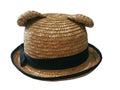 Weaved hat Royalty Free Stock Photo