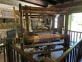 Weaverâs Loom Inside an 1800âs Recreated Home in Spring Mill State Park