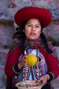 Weaver woman in Chinchero