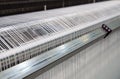 Weaving automatic machines - Weaving is a method of textile production in which two distinct sets of yarns or threads are