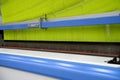 Weaving automatic machines - Weaving is a method of textile production in which two distinct sets of yarns or threads are