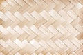 Weaving bamboo texture crafts pattern abstract , wood background Royalty Free Stock Photo