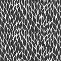 Weaving black braid seamless pattern