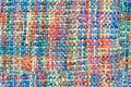Weaving bright colorful wool seamless patter for plaid, blanket, carpet or scarf. Royalty Free Stock Photo