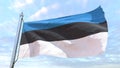 Weaving flag of the country Estonia