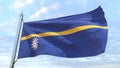 Weaving flag of the country Nauru