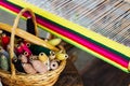 Weaving Loom And Thread Of Yarn