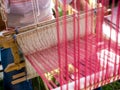 Weaving Thai cloth