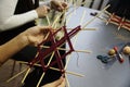 Weaving of tibet mandala