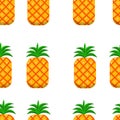 Seamless Pattern pineapple Background Vector Illustration