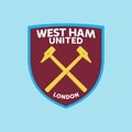 West Ham United Logo Vector Royalty Free Stock Photo