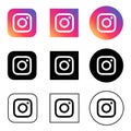 Instagram Logo Editorial Vector Illustration Royalty Free Stock Photo