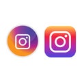 Instagram Logo Editorial Vector Illustration Royalty Free Stock Photo