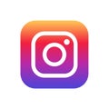 Instagram Logo Editorial Vector Illustration