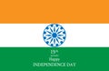 Illustration design flag happy indepedence day