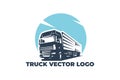 Truck vector logo, EPS 10