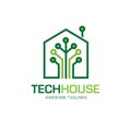 Tech house logo concept