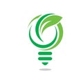 Green innovative logo
