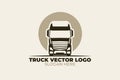 Truck vector logo, EPS 10 file