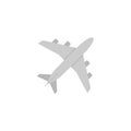 Aircraft Flat Icon Vector, Symbol or Logo.