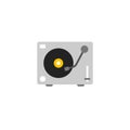 Turntable Flat Icon Vector, Symbol or Logo.